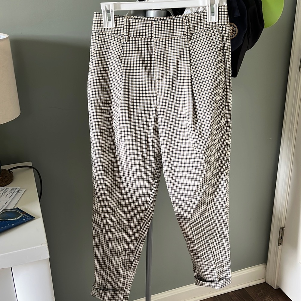 Banana Republic plaid dress pants